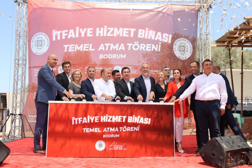 Bodrum Yeni İtfaiye Hizmet Binası'nın Temeli Atıldı