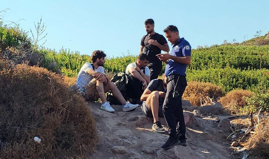 Göçmen Kaçakçılarının Kızılağaç Ormanında Kaderine Terk Ettiği 70 Göçmene Operasyon