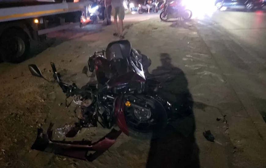 Yokuşbaşı’nda feci motosiklet kazası, 3 motosiklet birbirine girdi
