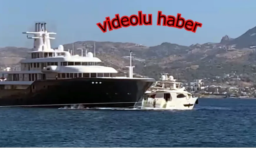 Bodrum’da dümeni kilitlenen lüks yat kabus yaşattı, başka bir yata çarptı