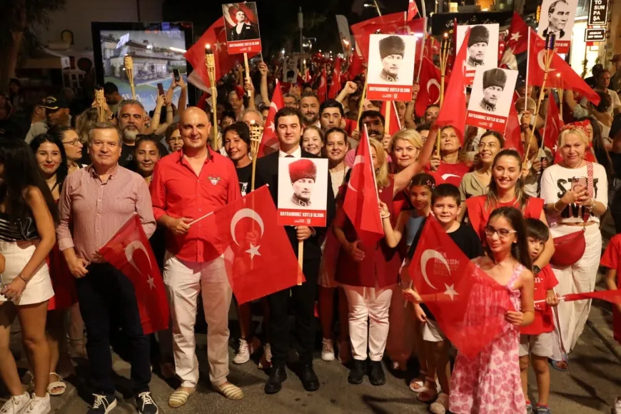Bodrum'da Zafer Bayramı coşkusu yaşandı