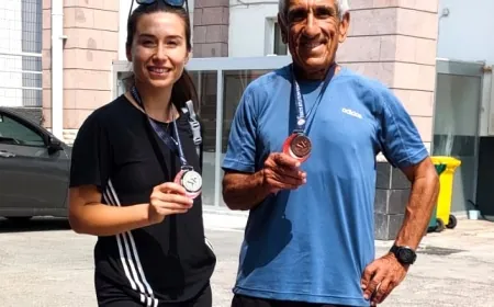 Bodrumlu atletlerden İsmail Akçay yol koşusunda 2 madalya
