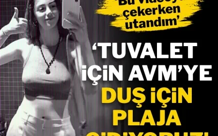 Bodrum’da susuzluğa tepki gösterdi “AVM’de tuvalet, plajda duş alıyoruz”