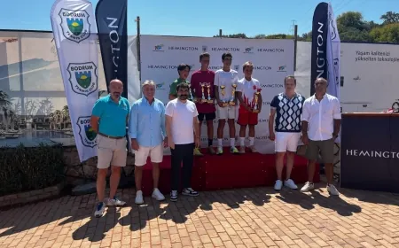 Bodrum’da 12 yaş Türkiye Tenis Şampiyonası düzenlendi
