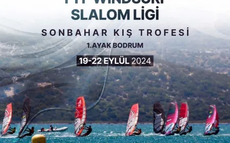 TYF Windsurf Slalom Ligi Yarışmaları Ortakent’te yapılacak