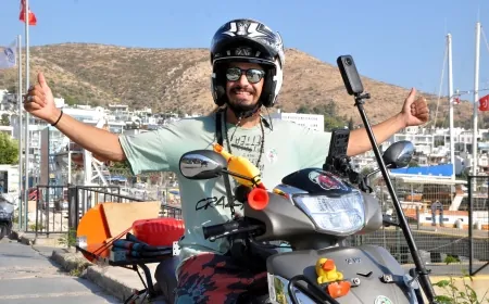 Gaziantepli marangoz motogezgin  “Beş parasız- Türkiye ve Dünya Turun’da”