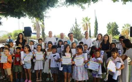 Yaz Okulu Öğrencilerine Tören Düzenlendi