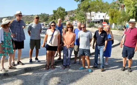 Antik İasos Limanı’nda sondaj çalışmasını böyle engellediler