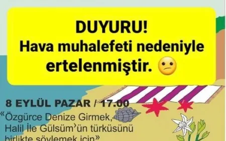 Özgür Kıyılar'ın  bugün Aspat'ta yapacağı eylem iptal edildi.