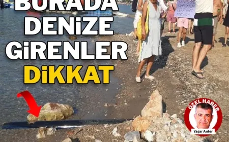 Turistik ilçede körfez ölüyor dediler sokağa döküldüler, sağlığımız tehlikede