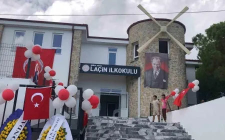Laçin İlkokulu’nun açılışı yapıldı