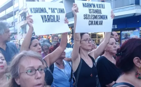 Kadınlar Narin Güran için meydandaydı