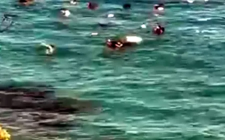Göçmenleri silah zoruyla denize attılar, 1 göçmen öldü