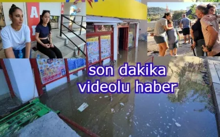Su isale hattı patladı, mağaza ve evler su altında kaldı,  can pazarı yaşandı, ölümden döndüler