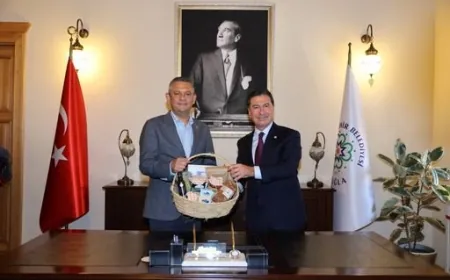 CHP Genel Başkanı Özel Büyükşehir Belediyesi’ni Ziyaret Etti