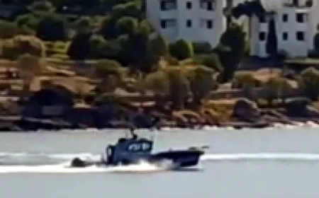 Yunanistan sahil güvenlik botu Bodrum’un içine kadar geldi, Komşu yolunu şaşırdı