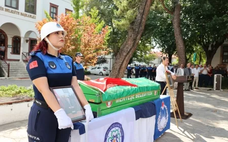 Zabıta Daire Başkanı Son Yolculuğuna Uğurlandı
