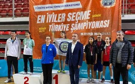 Aybige masa tenisinde Türkiye şampiyonu oldu
