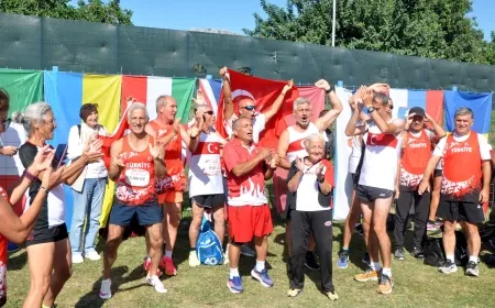 Master atletler Balkanlarda rüzgar gibi esti