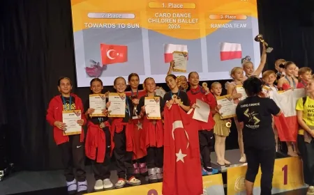 Bodrumlu dansçılar  Slovenya’da ki yarışmada 2 gümüş madalya kazandı