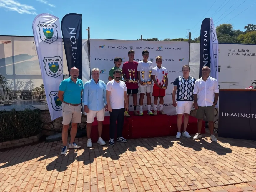 Bodrum’da 12 yaş Türkiye Tenis Şampiyonası düzenlendi
