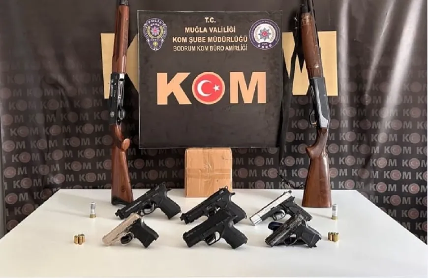 5 ilçede silah kaçakçılığı operasyonu 13 gözaltı