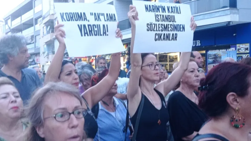 Kadınlar Narin Güran için meydandaydı