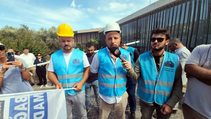 Bodrum ‘da eylem yapan Somalı madenciler gözaltına alındı
