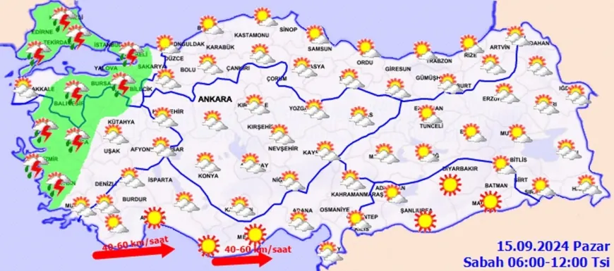 Meteoroloji'den İstanbul ve birçok şehir için kuvvetli yağış uyarısı