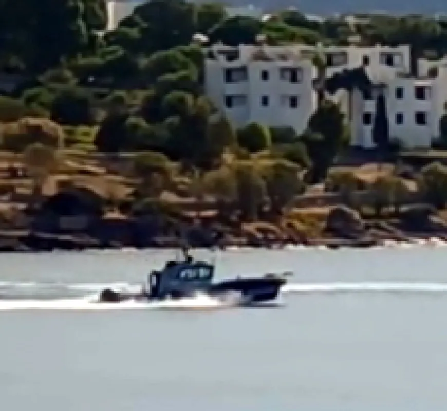 Yunanistan sahil güvenlik botu Bodrum’un içine kadar geldi, Komşu yolunu şaşırdı