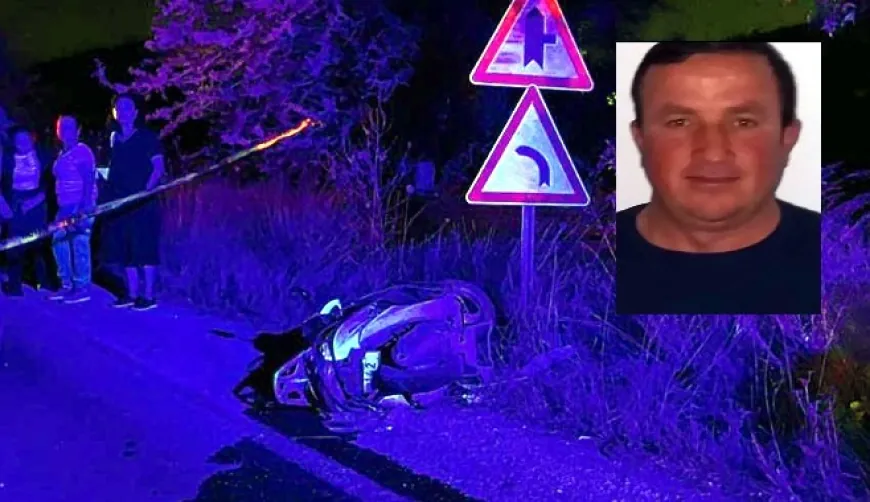 Mumcular yolunda otomobilin arkadan çarptığı motosiklet sürücüsü öldü