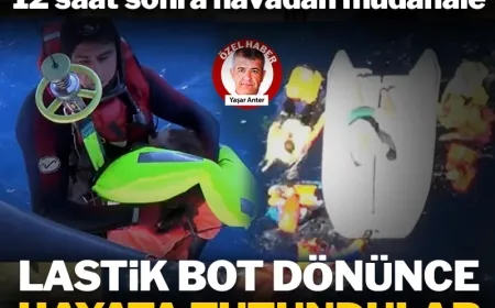 8 turist Bodrum açıklarında dehşeti yaşadı: 12 saat sonra havadan böyle kurtarıldılar