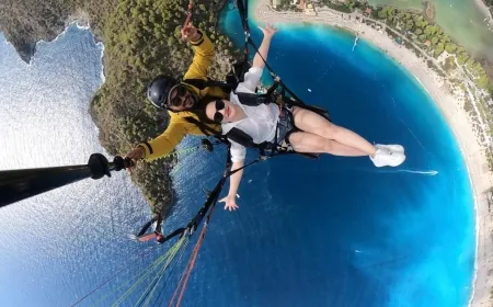 Ekim ayında Muğla’ya Çinli turist akını, paraşütle atlamaya doyamadılar