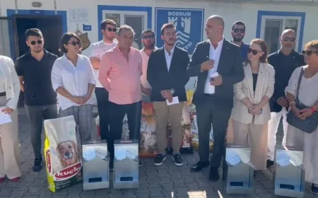 CHP’den barınağa anlamlı ziyaret, anlamlı destek