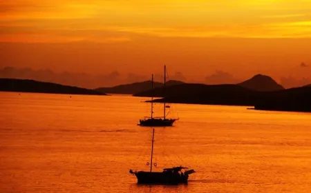 Bodrum’da hayran bırakan günbatımı manzarası