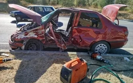 Milas- Yatağan yolunda kazada sıkışan otomobil sürücüsü öldü
