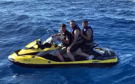 Jet ski ile göçmen kaçakçılığı sahil güvenliğe takıldı