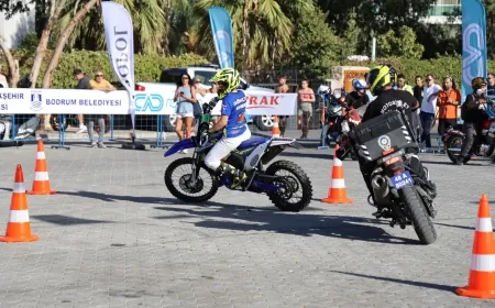 Adrenalin tutkunları motosiklet festivalinde buluştu