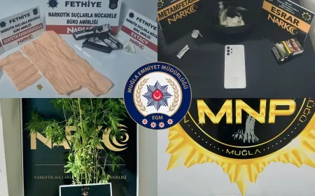 Uyuşturucu İle  Mücadelede 6 Kişi Tutuklandı