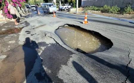 Bodrum’un su isale hattı yine patladı