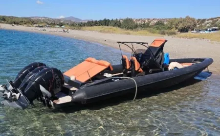 1200 beygirlik sürat teknesi çalındı, bir gün sonra Rodos’ta ortaya çıktı