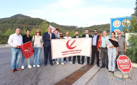 Yeniden Refa Partisi'nden Göcek tüneli tepkisi “Partili firmalara vergi indirimi Göcek tüneline 3. Zam”