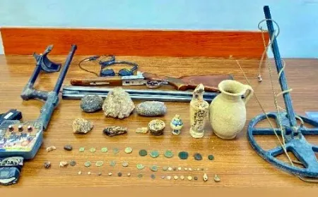 Milas' ta tarihi eser operasyonu, Roma ve Bizans dönemine ait eserler ele geçirildi