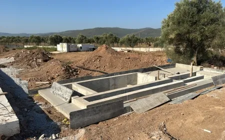 Mumcular Atıksu Arıtma Tesisinin Yüzde 25’ini Tamamladı