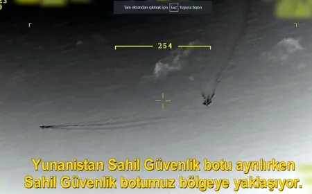 Yunan sahil güvenliği göçmenleri böyle ölüme terk etti Türk sahil güvenliği kurtardı