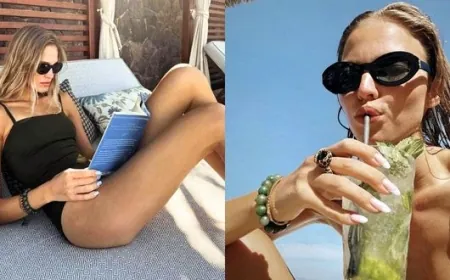 Dünyaca ünlü Rus model Sasha Luss, tatil için Bodrum’u tercih etti