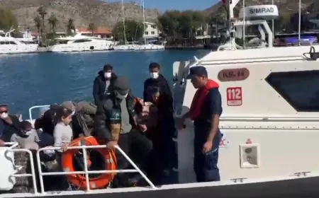Muğla’da Düzensiz Göçmen Operasyonu: 15 Göçmen Yakalandı