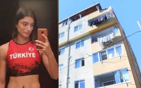 Milli atlet 6. Kattan düşerek öldü
