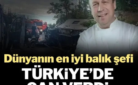 Dünyanın en iyi balık şefi, Türkiye'de geçirdiği kazada öldü