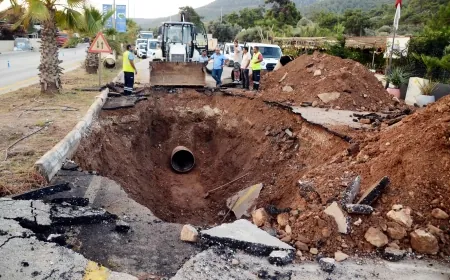 Bodrum yine susuz kaldı, 16 mahalleye su yok
